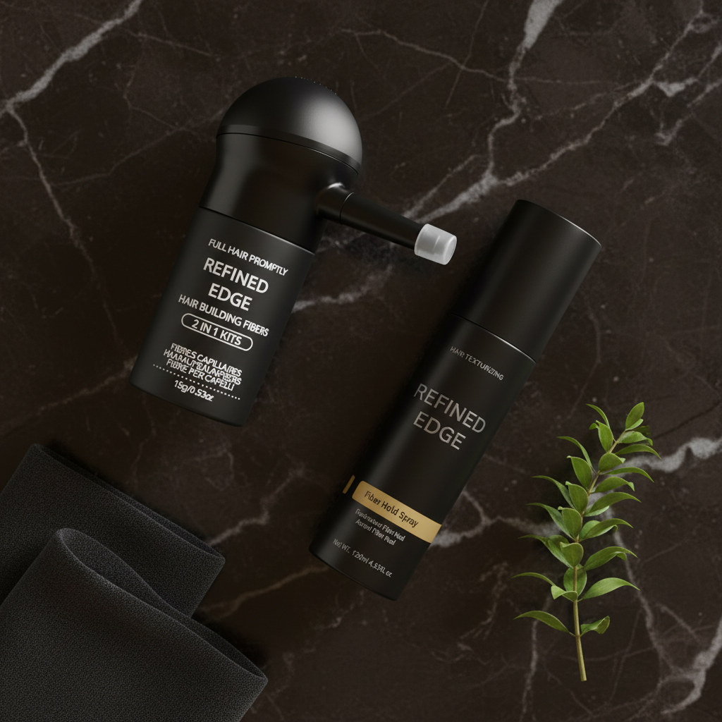 Hair fibers, precision pump & Hair spray bundle